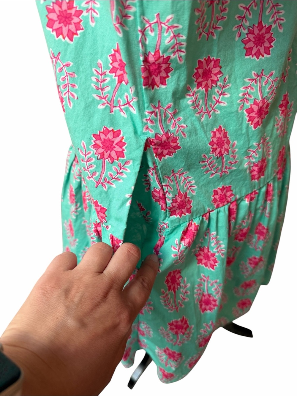 J.Crew Factory CI191 Bubble Sleeve Mini Dress Floral Pockets Size 8 SP25 - Picture 9 of 16
